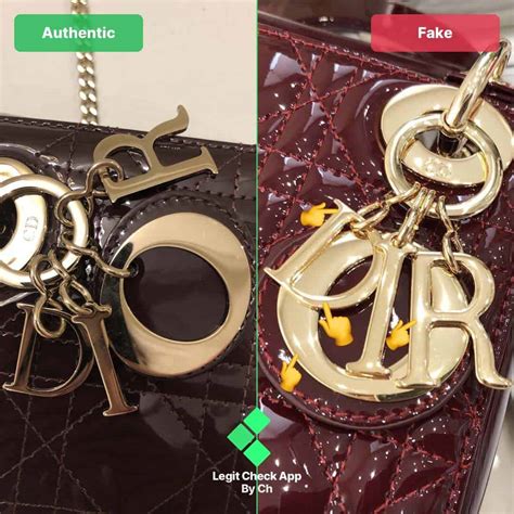 how to authenticate lady dior|genuine Dior text.